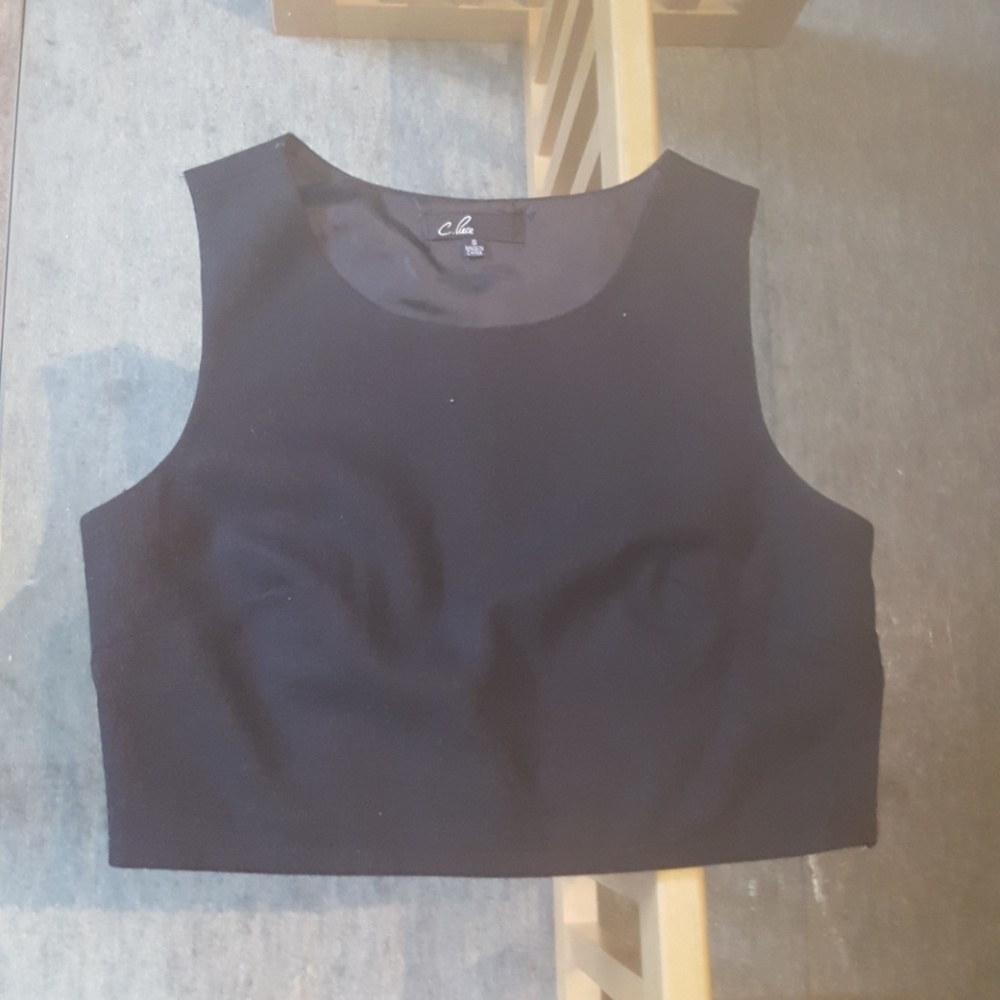 Crop knit top